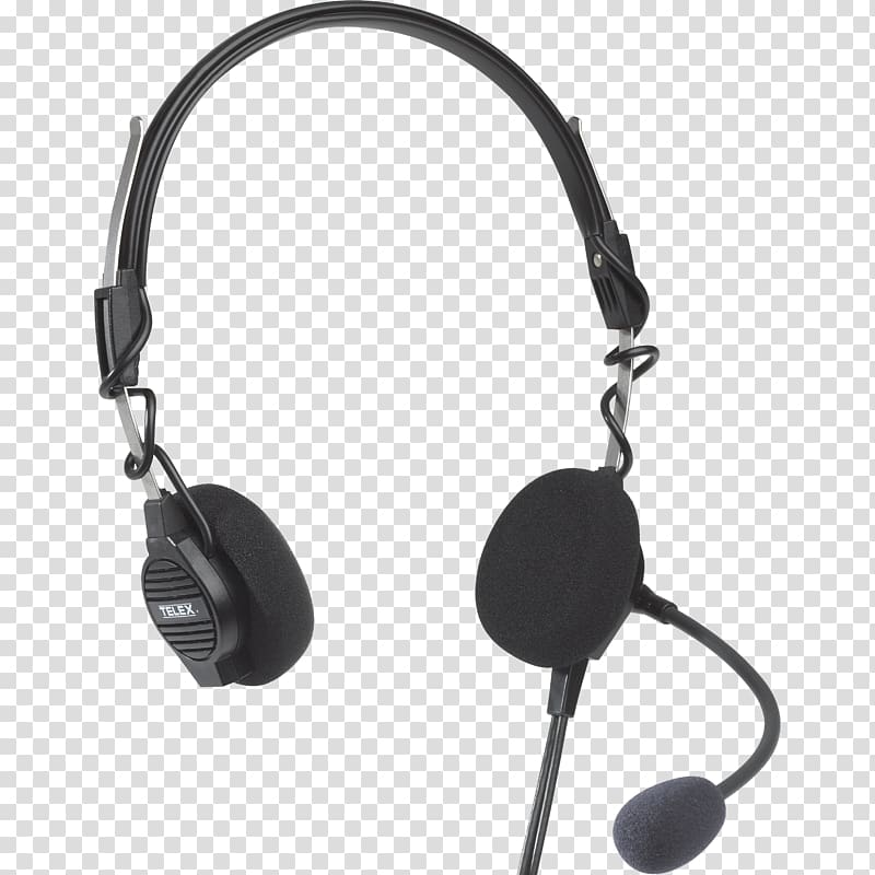 0506147919 Headphones Microphone Aviation Active noise control, Flyers Live transparent background PNG clipart