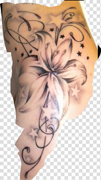 Sleeve tattoo Thigh Lily 'Stargazer' Human leg, Iris Tattoo Ba transparent background PNG clipart