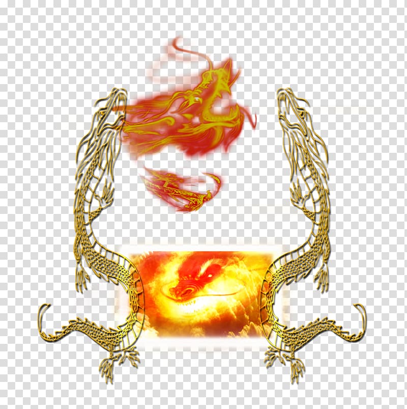 Text Character Fiction Illustration, Burning Flame Fire Dragon transparent background PNG clipart