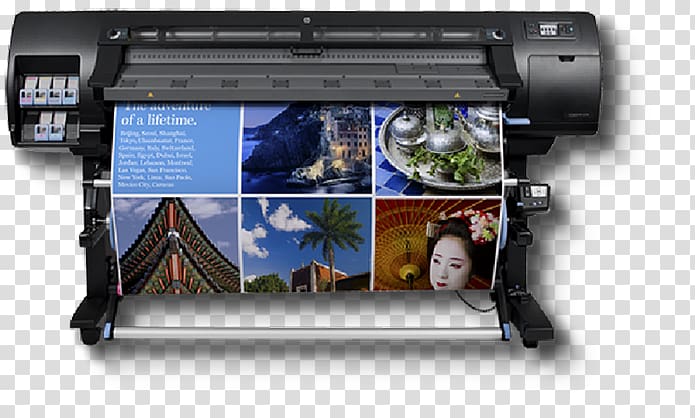 Hewlett-Packard Wide-format printer Plotter Ink, canvas material transparent background PNG clipart