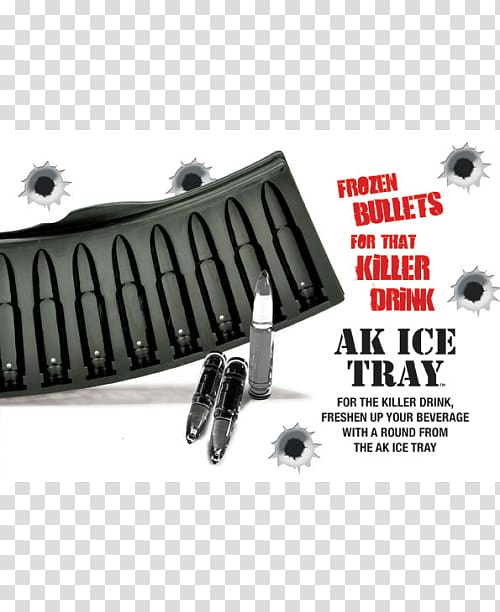 Tool Ice Tray Product design Frozen Bullets, hookah ak47 transparent background PNG clipart