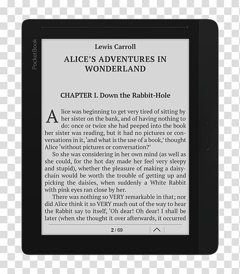 E-Readers PocketBook International E-book E Ink, book transparent background PNG clipart