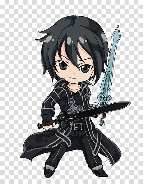 Kirito Asuna Chibi Sword Art Online Sinon, asuna transparent background PNG clipart