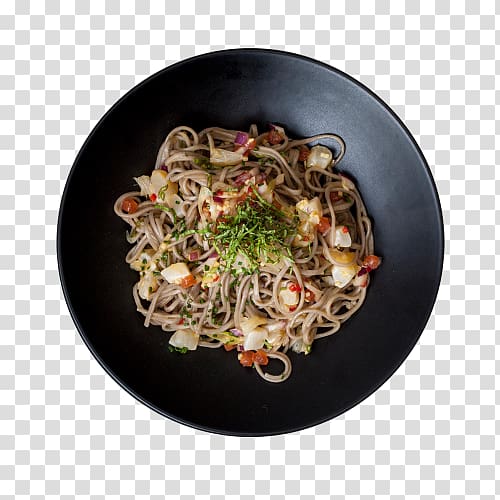 Yakisoba Chinese noodles Spaghetti Chinese cuisine Recipe, salata transparent background PNG clipart