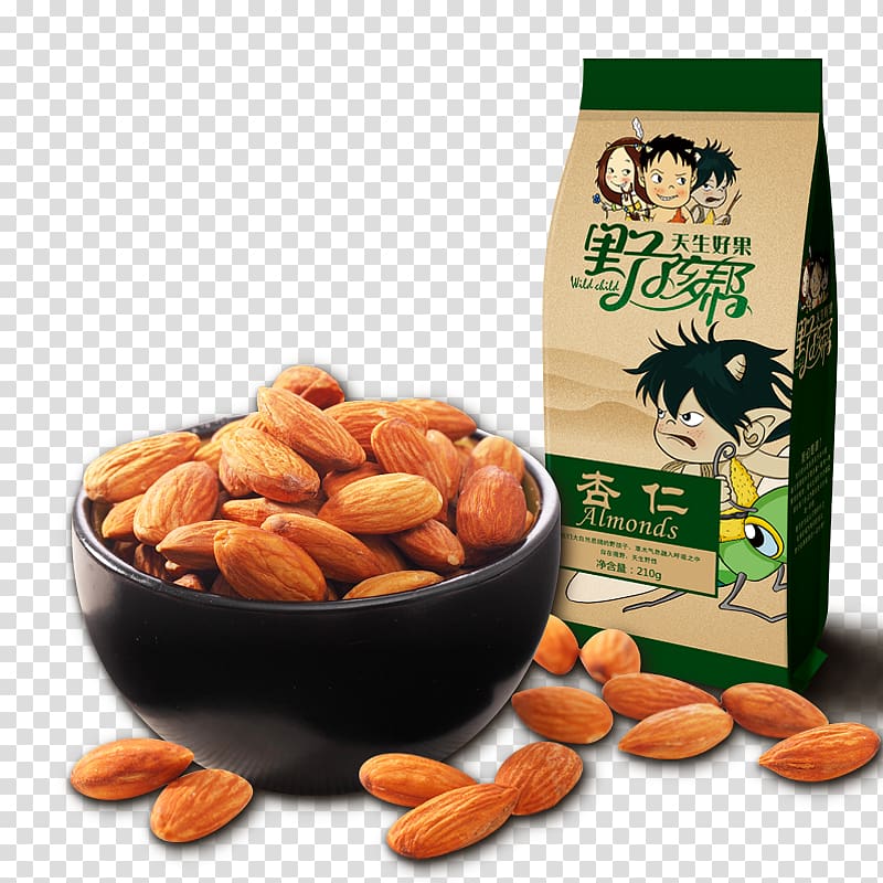 Peanut Almond Food Apricot kernel, almond transparent background PNG clipart