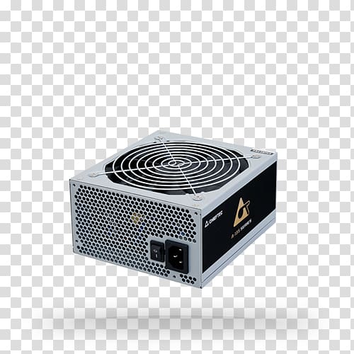 Power supply unit Chieftec Power Supply Power Converters 80 Plus, Computer transparent background PNG clipart