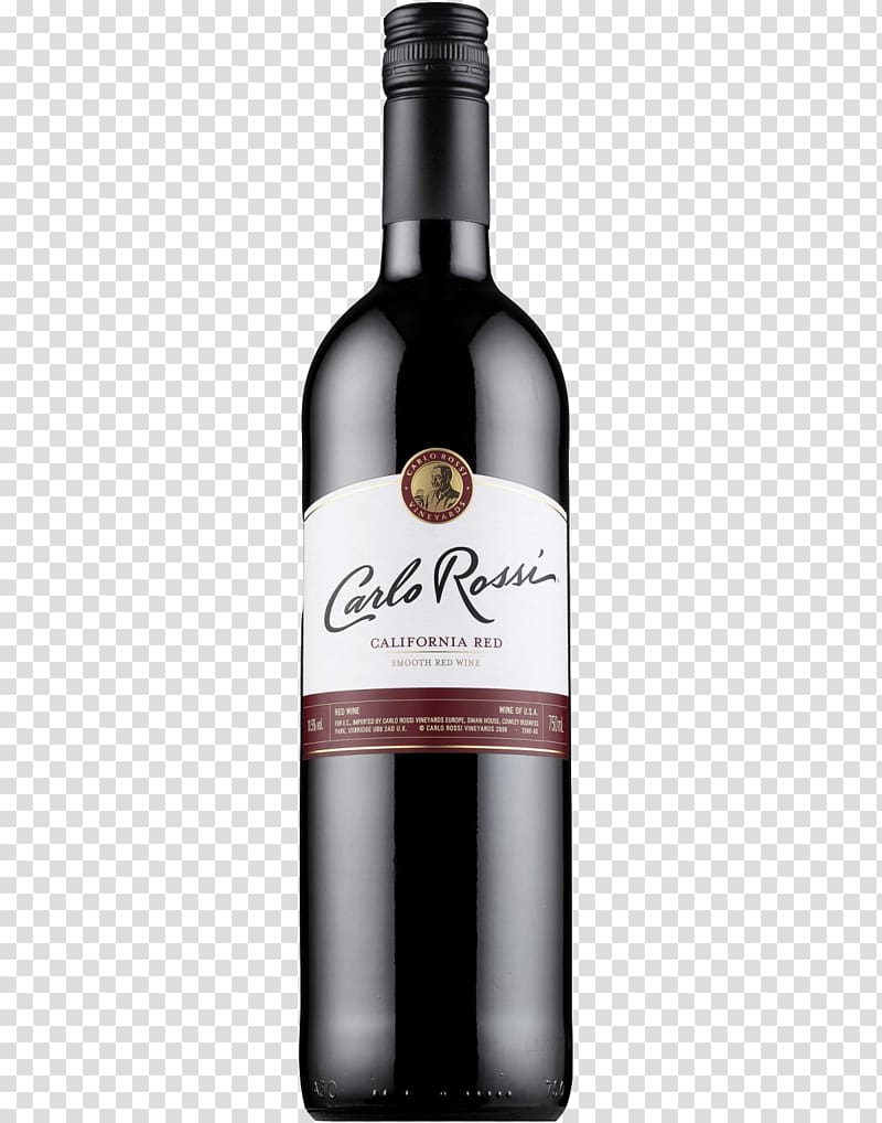 Red Wine Dessert wine Carlo Rossi Winery White wine, red wine packing transparent background PNG clipart