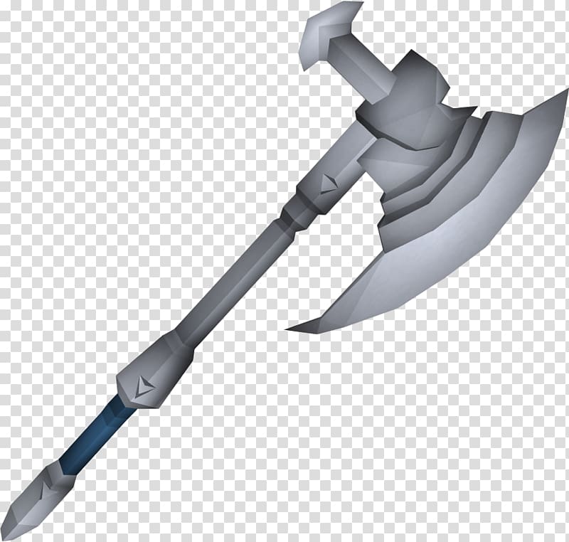 RuneScape Weapon Battle axe Knight, ice axe transparent background PNG clipart