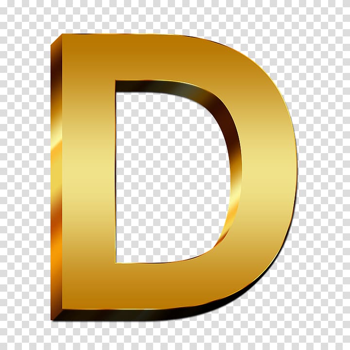 Yellow Product Design Pattern, letter D transparent background PNG clipart