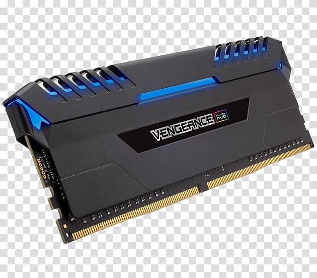 DDR4 SDRAM Corsair Vengeance RGB DDR4 Corsair Components DIMM Computer memory, ddr4 transparent background PNG clipart