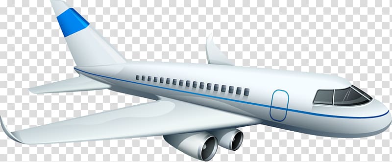 Boeing 737 Airplane Flight Wing, Cartoon white airplane transparent background PNG clipart