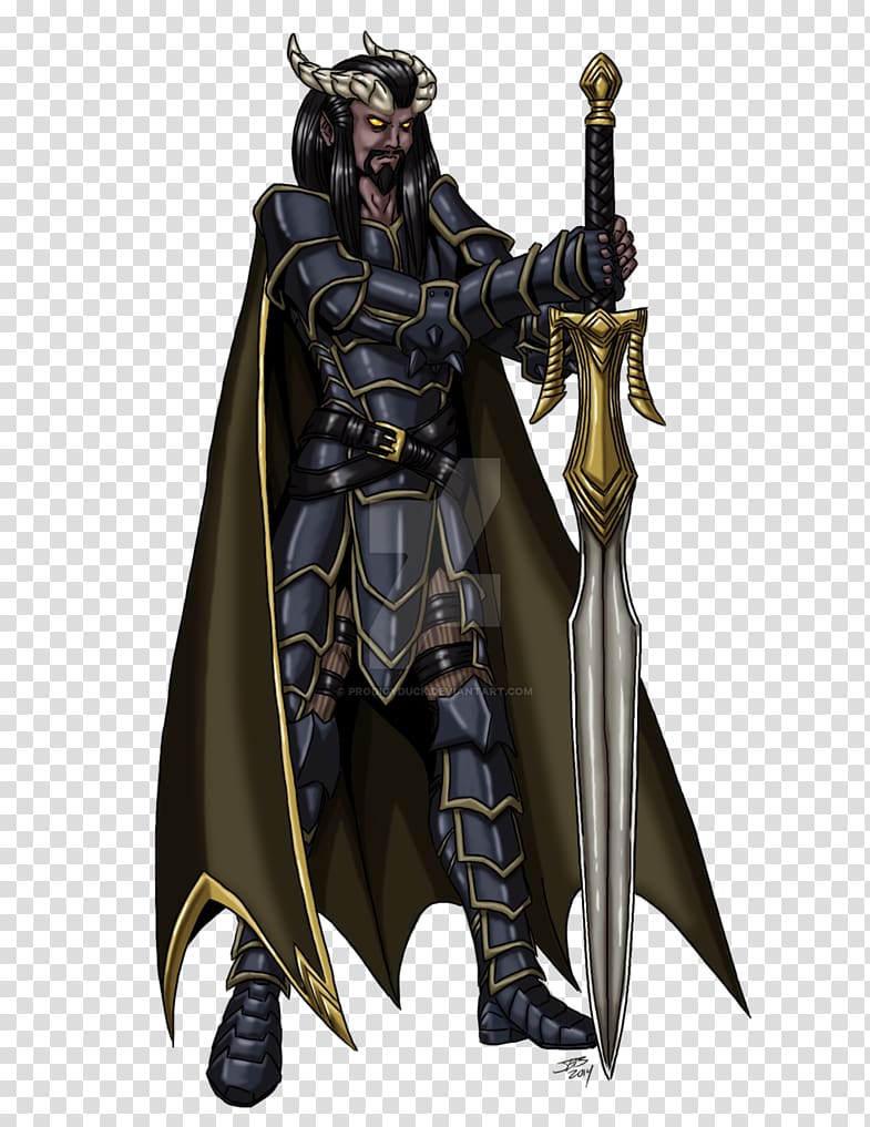 Dungeons & Dragons Pathfinder Roleplaying Game Tiefling Warrior Male, warrior transparent background PNG clipart