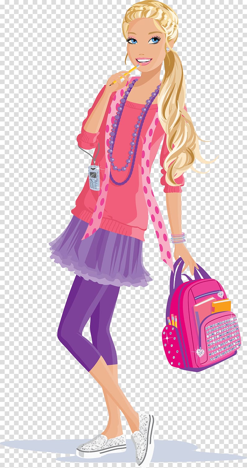 Barbie transparent background PNG clipart