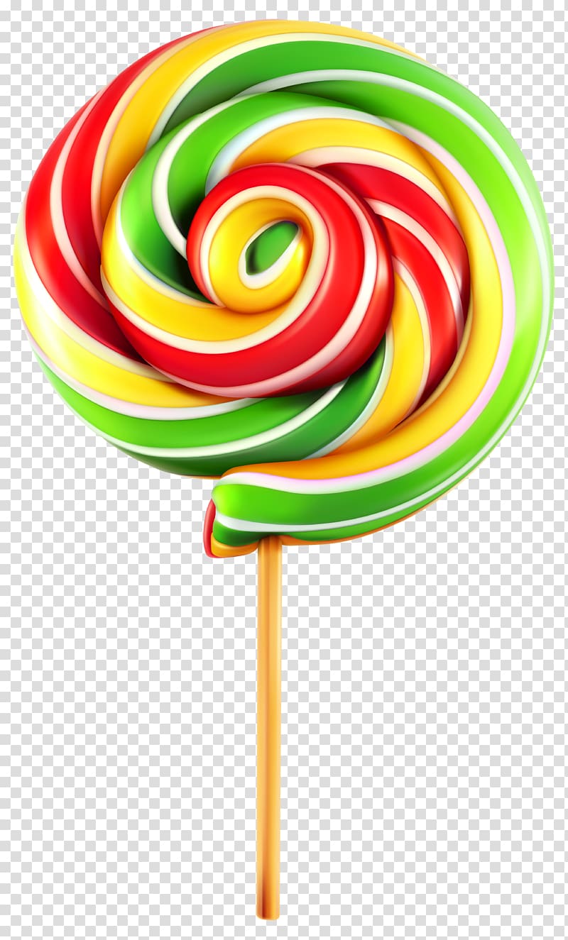 Lollipop Candy , Multicolor Lollipop , red, green, and yellow lollipop transparent background PNG clipart
