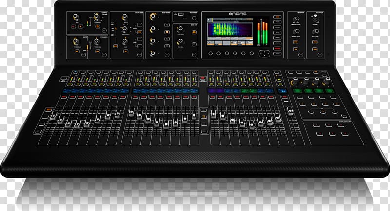 Microphone Audio Mixers Digital mixing console Midas M32 Midas Consoles, microphone transparent background PNG clipart