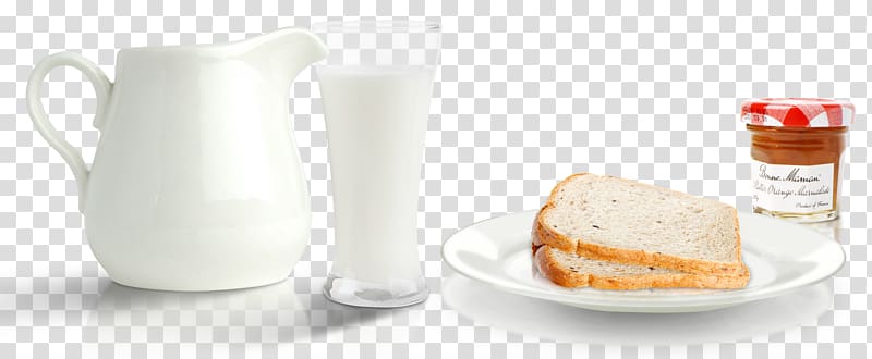 Breakfast Milk Toast Youtiao Bread, Milk toast breakfast transparent background PNG clipart