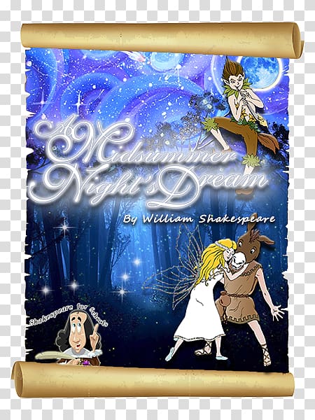 A Midsummer Night's Dream for Kids Romeo and Juliet Shakespeare's plays Poster, Dream Posters transparent background PNG clipart