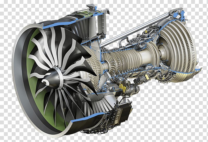 Boeing 777X General Electric GE9X Aircraft engine, debris transparent background PNG clipart
