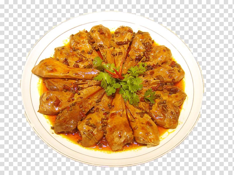 Chana masala Indian cuisine Puri Pakistani cuisine , Spicy duck head transparent background PNG clipart