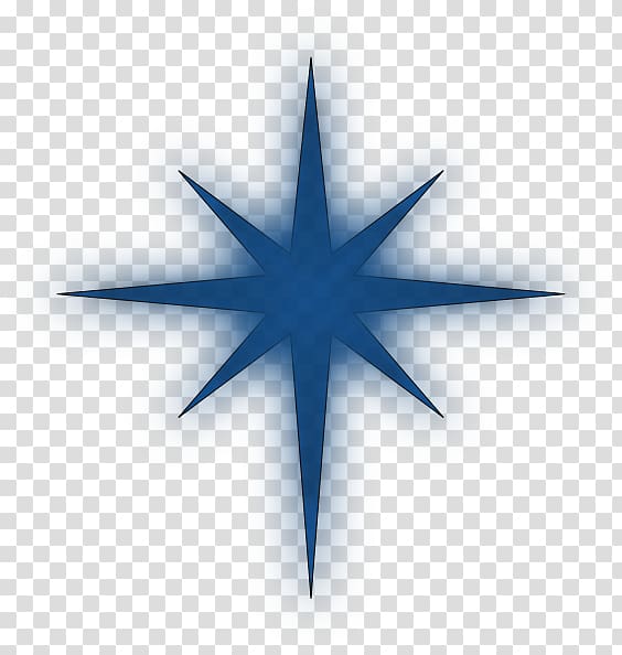 blue star illustration, North Polaris Pole star , stars transparent background PNG clipart