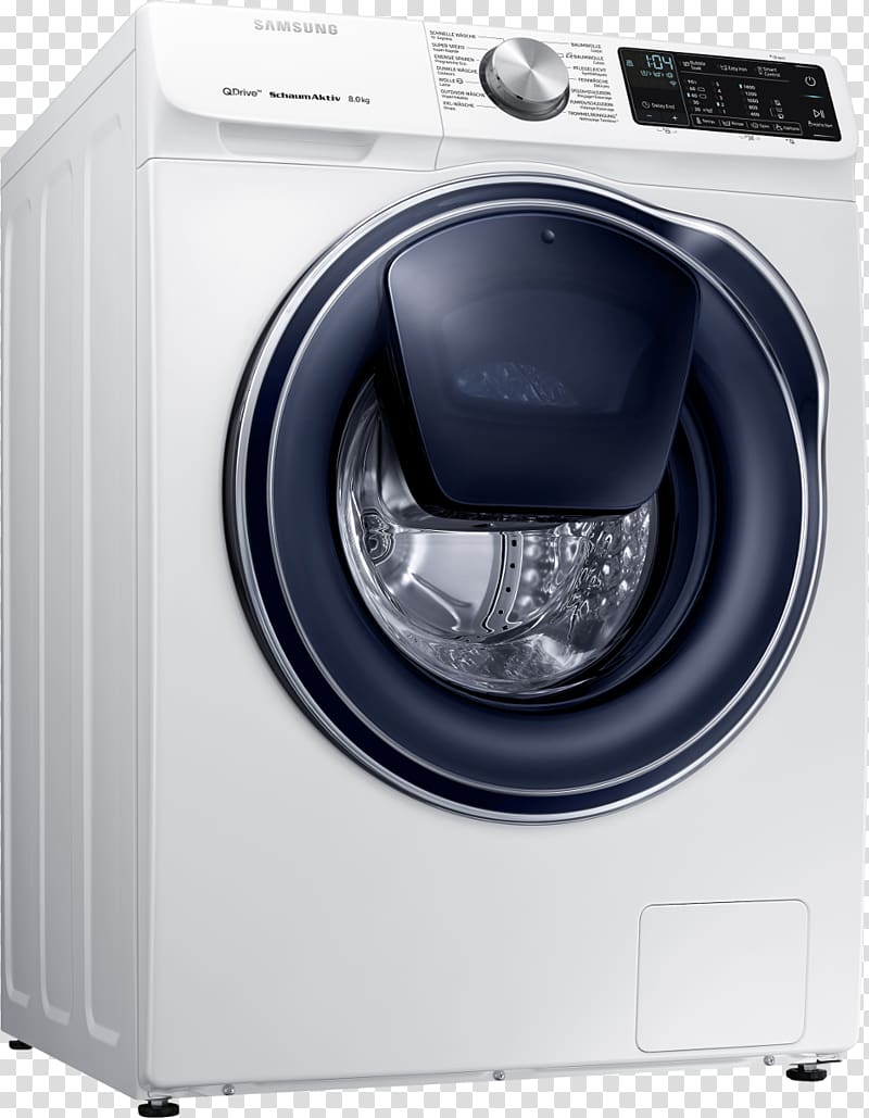 Washing Machines Samsung WW80M642O Apgriezieni minūtē, machine a laver transparent background PNG clipart