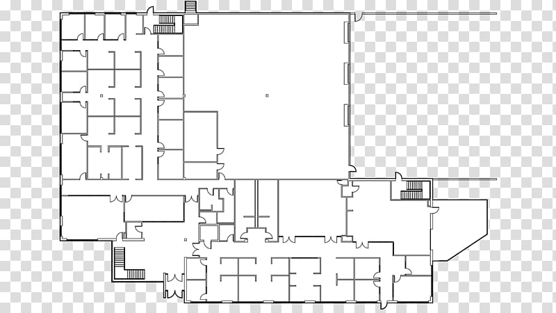 Floor plan Architecture Technical drawing, Modern Home Architectural Sketch transparent background PNG clipart