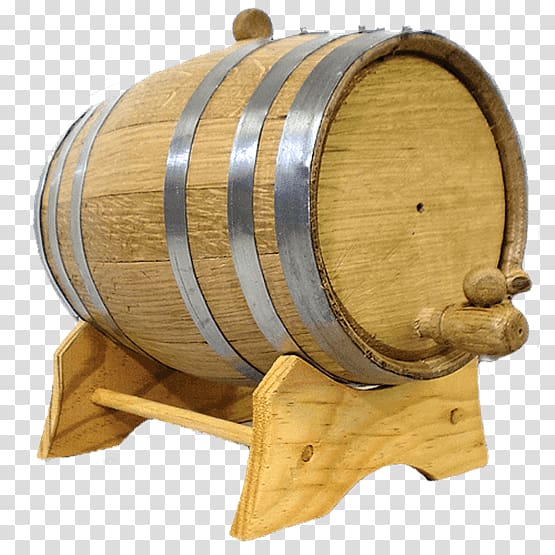 Barrel Oak Brewery Beer Brewing Grains & Malts Bourbon whiskey, wooden barrel transparent background PNG clipart
