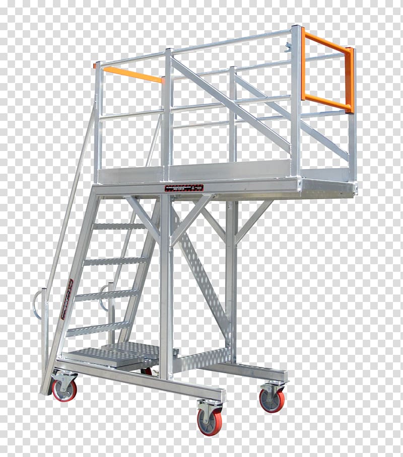 Cantilever Ladder Scaffolding Stairs Aerial work platform, ladder transparent background PNG clipart