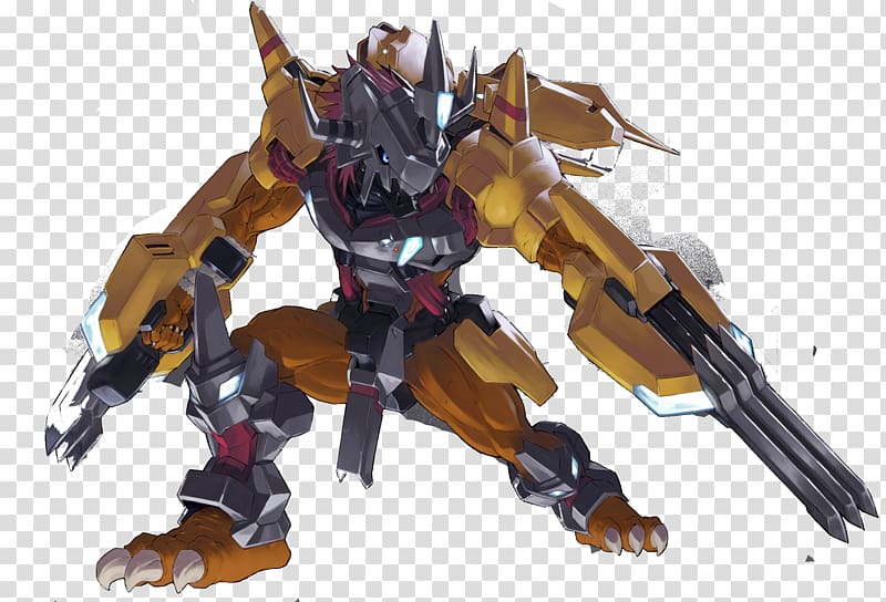 Mecha Robot Character Fiction, blackwargreymon and wargreymon transparent background PNG clipart