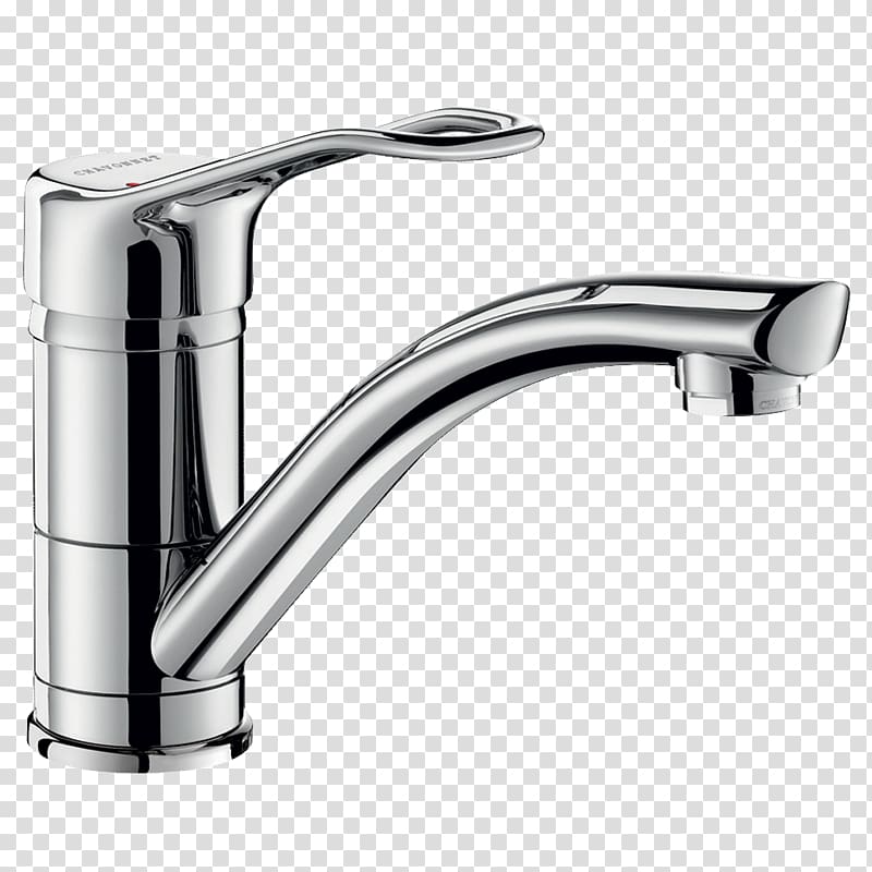 Thermostatic mixing valve kitchen sink Tap Ceramic, sink transparent background PNG clipart