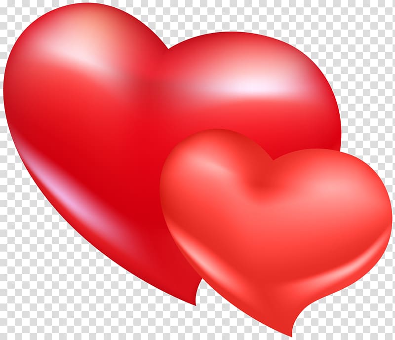 two red hearts , Heart Red Valentine\'s Day Color Emoji, Two Red Hearts transparent background PNG clipart