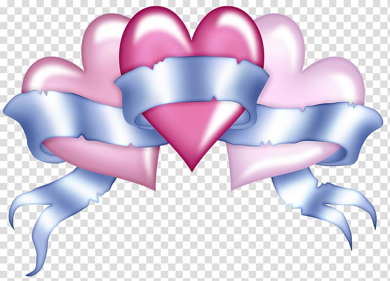 Heart , Hand drawn heart-shaped ribbon transparent background PNG clipart