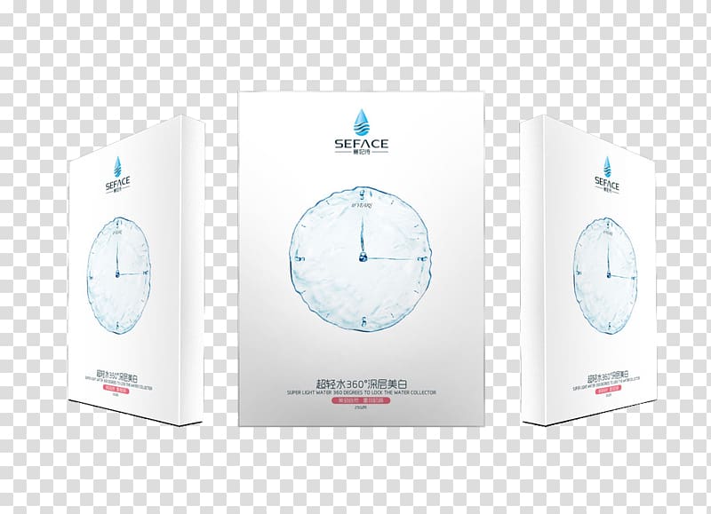 Brand Electronics Clock, A box of hydrating mask transparent background PNG clipart