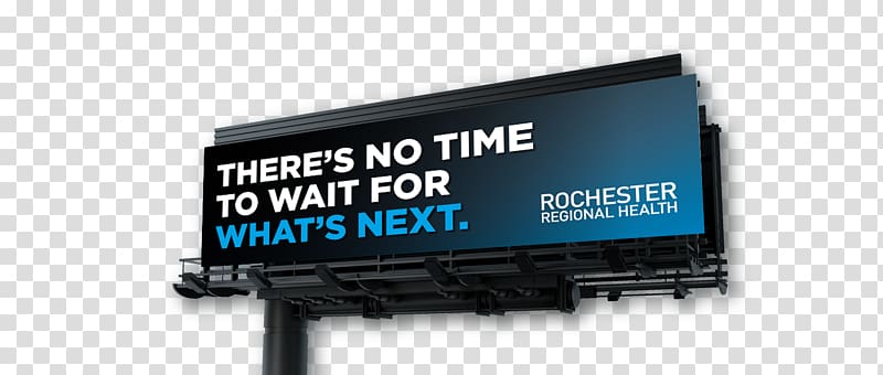 Billboard Display advertising Rochester Regional Health Display device, billboard transparent background PNG clipart