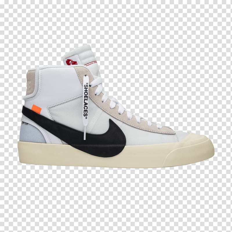 Sports shoes Nike Blazers Off-White, nike transparent background PNG clipart