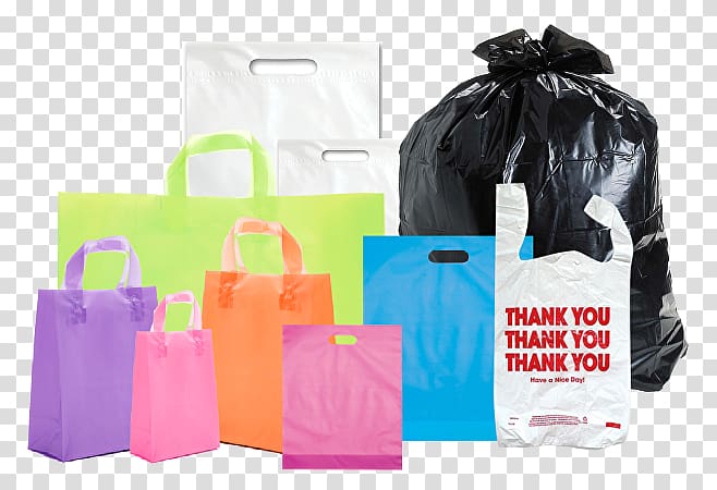 Packaging and labeling Plastic Gunny sack Handbag, plastic bag packing transparent background PNG clipart