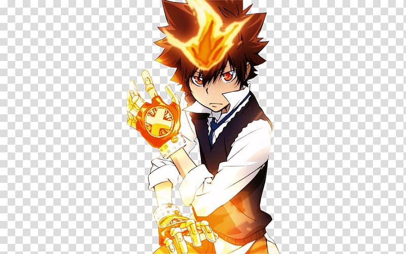 Tsunayoshi Sawada J-Stars Victory VS Anime Jump Super Stars Jump Ultimate Stars, Anime transparent background PNG clipart