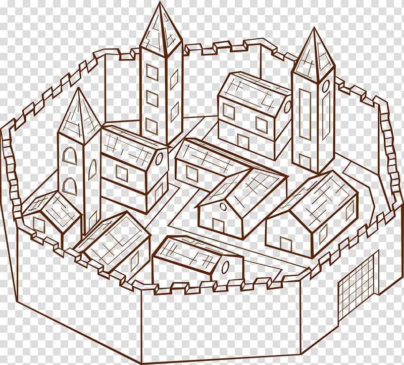 City map Defensive wall , town transparent background PNG clipart