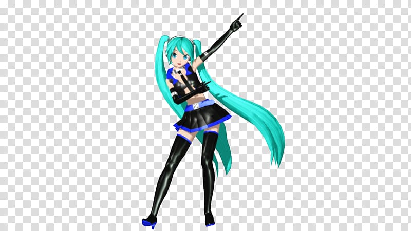 Hatsune Miku MikuMikuDance Vocaloid 2, hatsune miku transparent background PNG clipart