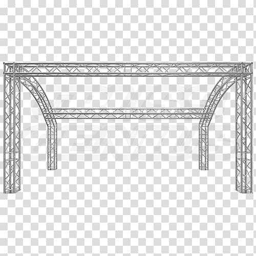 Truss Steel Square Table Patio, metal truss transparent background PNG clipart