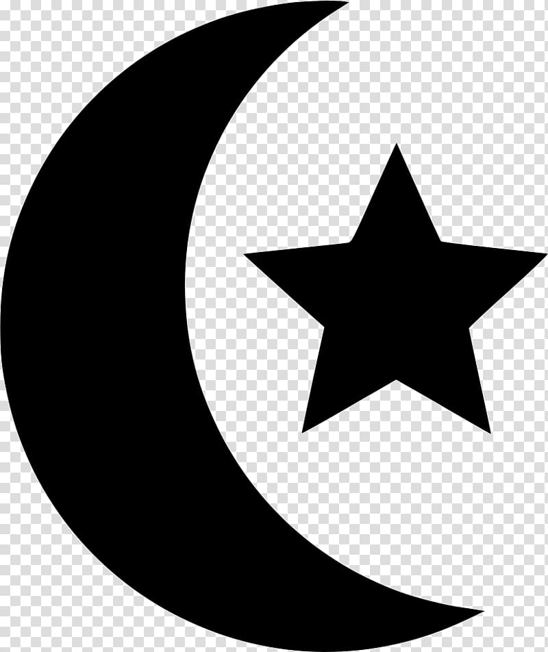 Star and crescent Symbols of Islam Culture, Islam transparent background PNG clipart