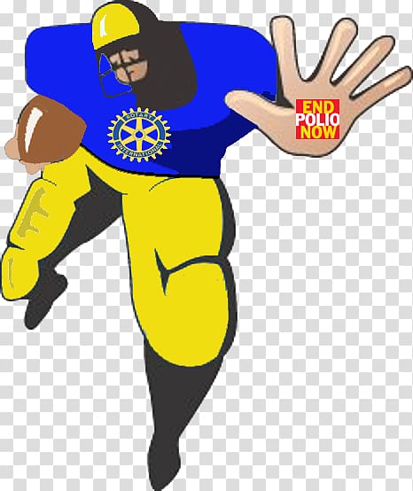 PolioPlus Rotary International Poliomyelitis Football Weekly , Monday Night Football transparent background PNG clipart