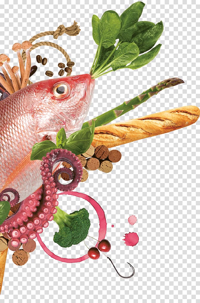 Fish Taco Seafood Tostada Squid as food, small fish transparent background PNG clipart