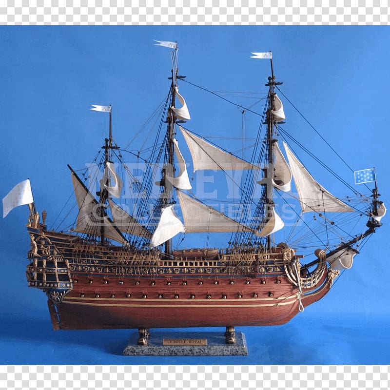Brig Ship of the line Ship model French ship Soleil Royal, Ship transparent background PNG clipart