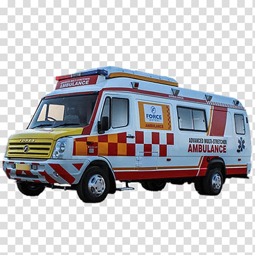 Force Motors Trax Ambulance Fire engine Car, ambulance transparent background PNG clipart
