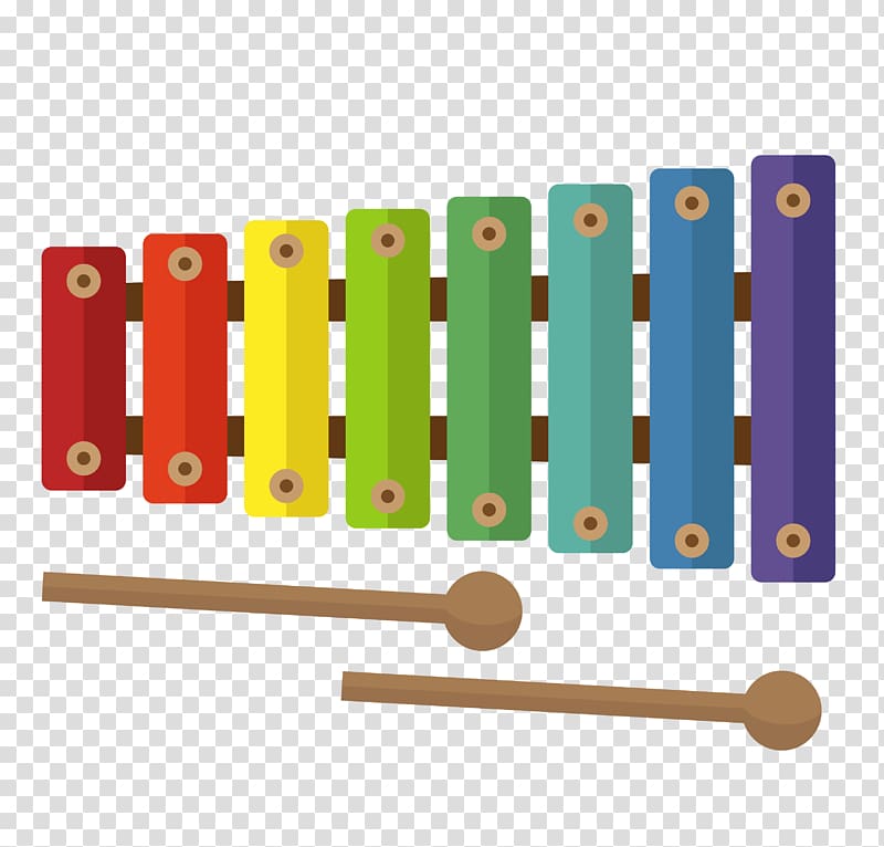 xylophone illustration, Xylophone Musical instrument Cartoon, Children\'s musical instruments xylophone transparent background PNG clipart