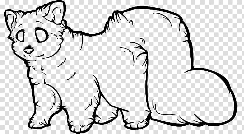 Whiskers Cat Line art Giant panda Red panda, red panda transparent background PNG clipart