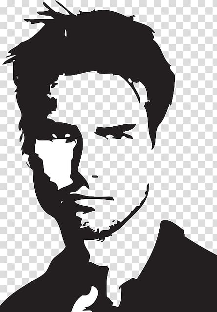 Tom Cruise Top Gun Silhouette Portrait, tom cruise transparent background PNG clipart