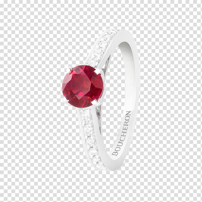 Ruby Engagement ring Solitaire Jewellery, ruby transparent background PNG clipart