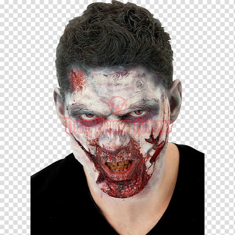 Make-up artist Special Effects Prosthetic Makeup Zombie, zombie transparent background PNG clipart